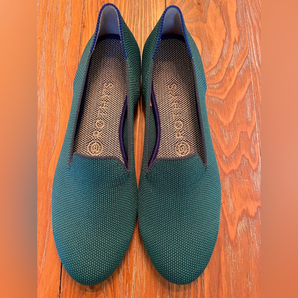 Rothy's Women's Jade Green Loafers